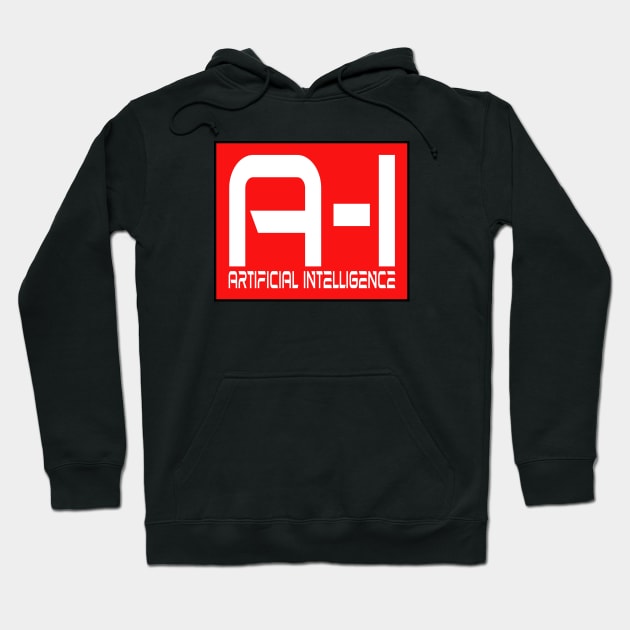 Artifcial Intelligence AI Cool Logo Hoodie by PlanetMonkey